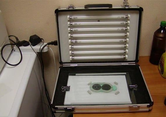 Фотополимерная камера для изготовления печатей и штампов